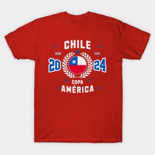 Chile Fútbol Pride Tee - Copa America 2024 Fan Gear T-Shirt